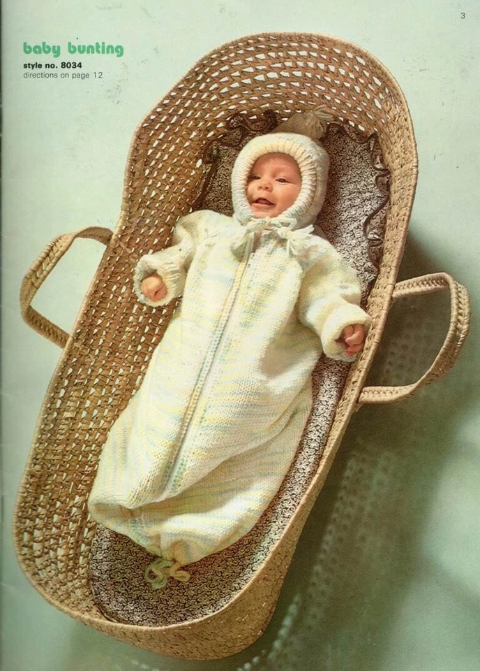 VTG!OOP!BRUNSWICK BABY BOUTIQUE VOL 804 CROCHET/ KNIT - Image 3 of 4