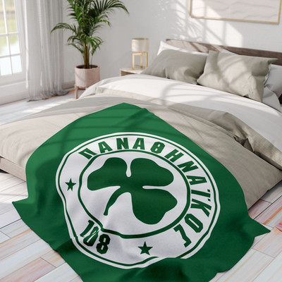Panathinaikos Griechische Fußballmannschaft Fleecedecke 50x60 Athen