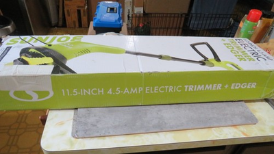 #ad Sun Joe SB601E Sharper Blade Stringless Electric Trimmer Edger Green $79.99