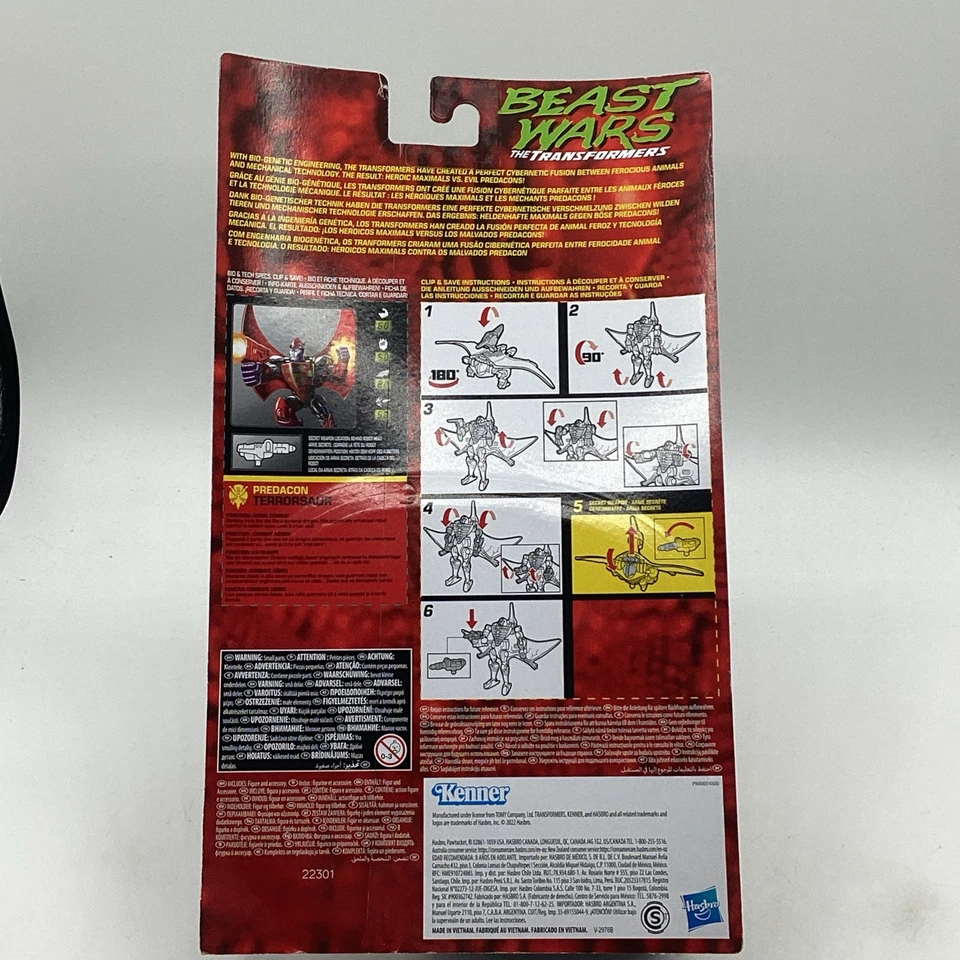 2022 Hasbro Transformers Beast WarsTerrorsaur Deluxe Action Figure Kenner-NEW - Image 4 of 4