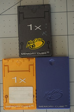 Lot of 3 MadCatz Memorycube 59 1X Nintendo Gamecube Memory Card