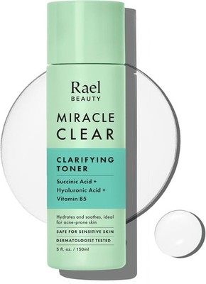 Rael Miracle Clear Clarifying Toner - Reducing Pores and Oils (5.1 fl oz)