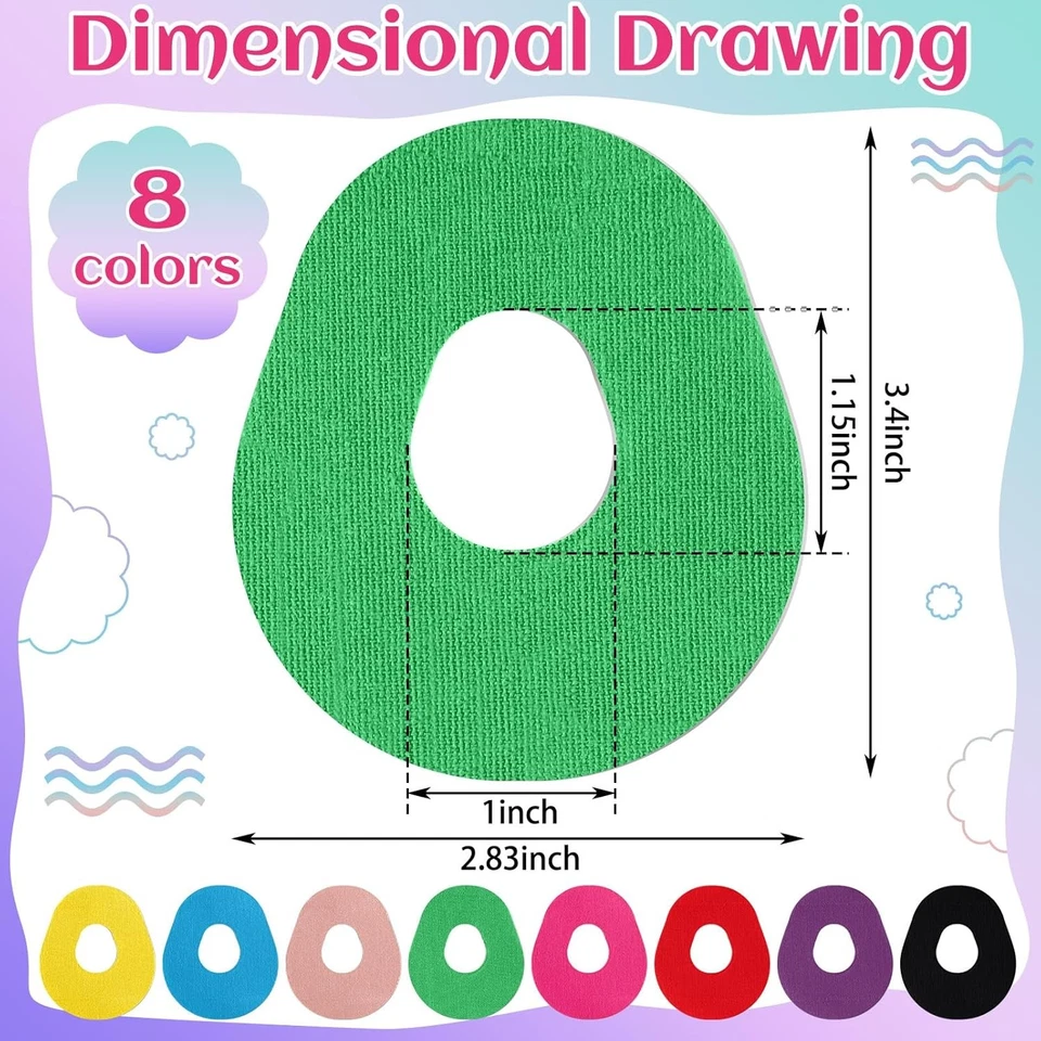 48 Pcs Waterproof Patches for G7 Sensor Long Stay 10 Days Sweatproof Easy to Use - image 2 of 4