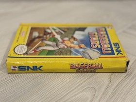 Baseball Stars (NES) Complete Box Manual Dust Sleeve SNK Rattles Untested