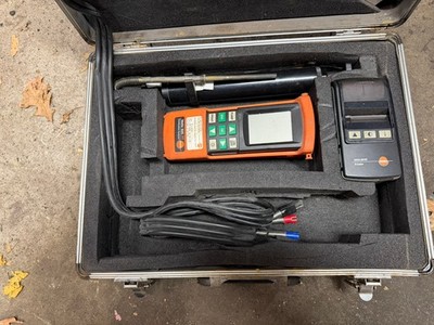 Testo 325-M Combustion Analyzer in case for parts or repair. | eBay