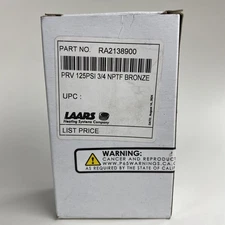 Laars Heating Systems RA2138900 125PSI 3/4" PRV Kit