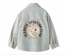 Zara Baby Snoopy Peanuts Shirt Jacket 100 98