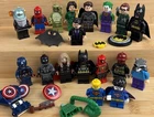 LEGO DC & Marvel Super Heroes Minifigure Lot  18 Batman Superman Spider-Man ++