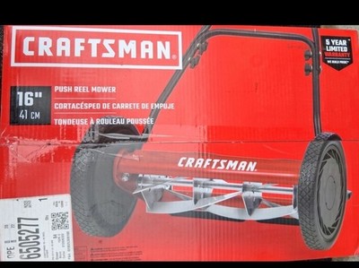 Craftsman 1816-16CR 16-Inch 5-Blade Push Reel Lawn Mower NEW