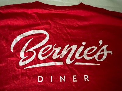 Bernie s Diner Billings Montana T SHIRT 2XL eat your peas Northern Hotel 1950 s