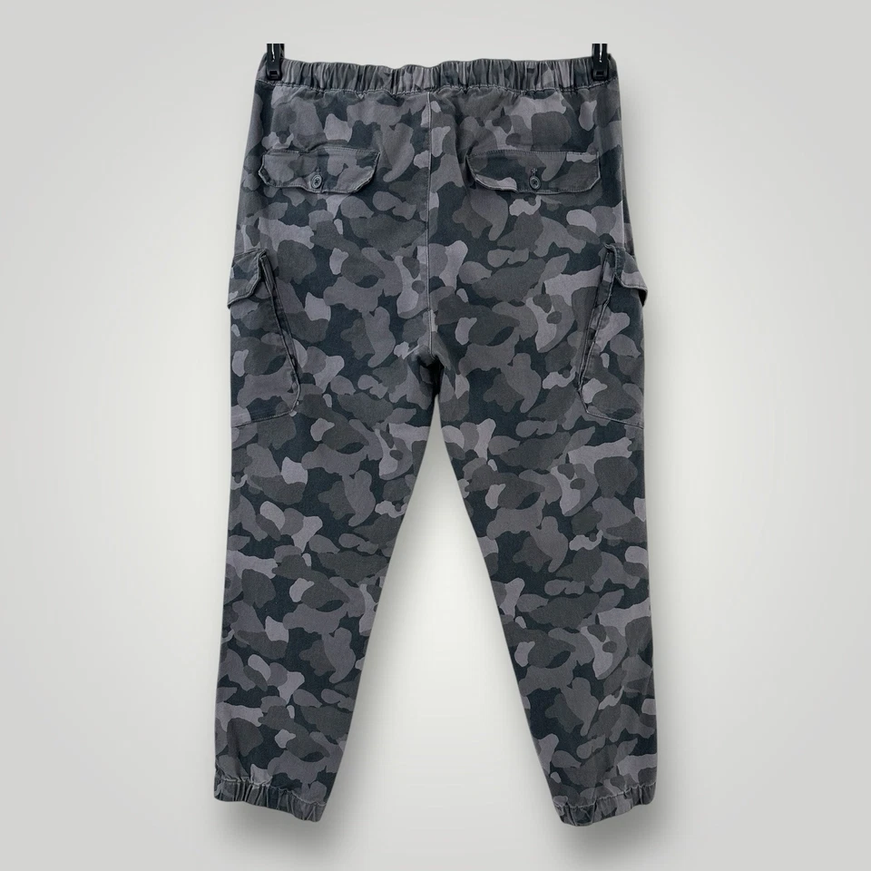 Corredor Airwalk Cargo Calce Suelto Para Hombres 2XL Negro Gris Camuflaje Elástico Cordón Foto 2 de 4