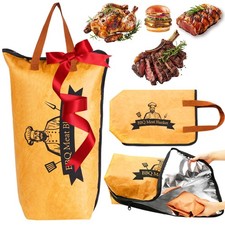 21in BBQ Blanket for Resting Meat, Reusable Smoker Grilling Meat Brown