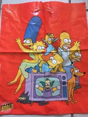 Die Simpsons Plastiktüte Tragetasche | doppelseitig