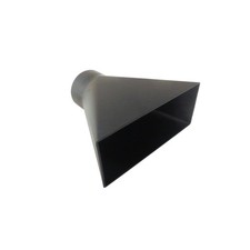 Taytools 10" x 4" x 9" Deep ABS Plastic Dust Hood, 4" OD 114857