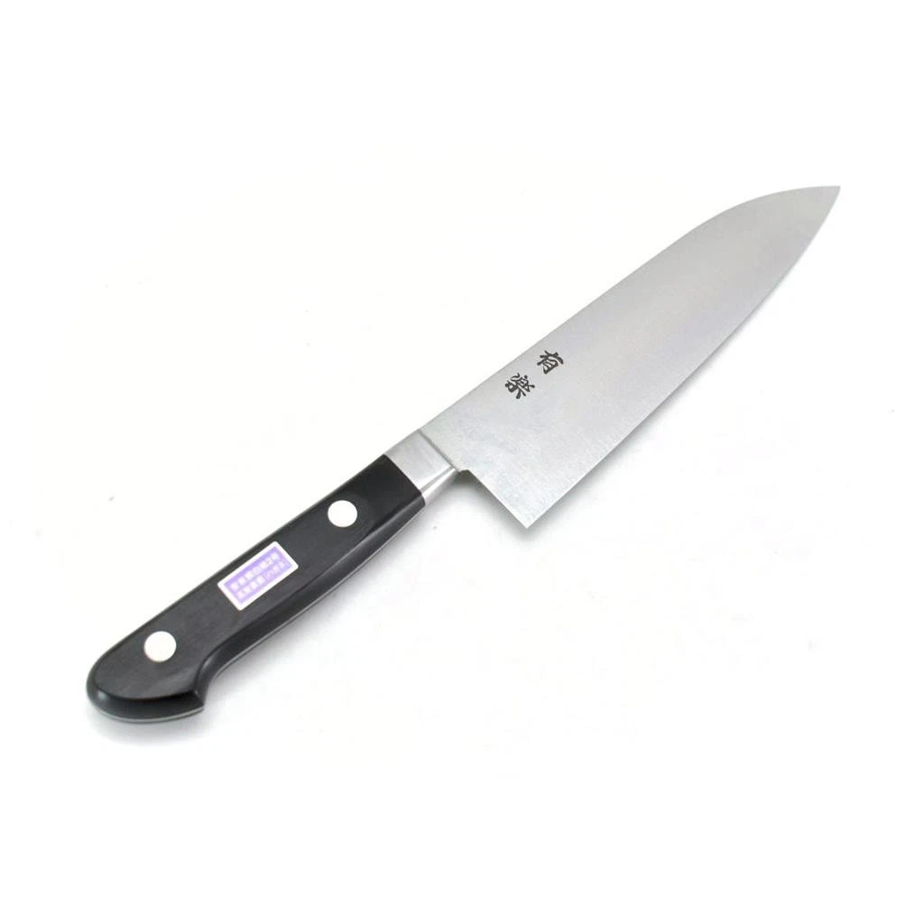 YUURAKU/Yasuki White Steel #2,Sakai-made Chef's Santoku 170 mm/6.7"