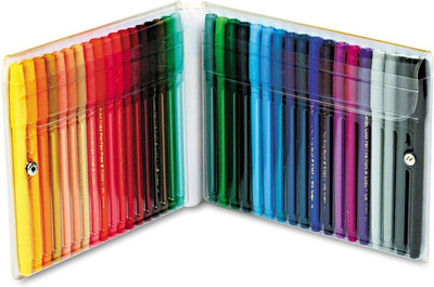 Arts Color Pen 36 Assorted Color Set with Resealable Carry Case
