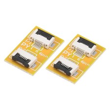 FFC FPC Extension Board PCB Extend Connector 6 Pin 0.5mm Pitch Single Side 2pcs