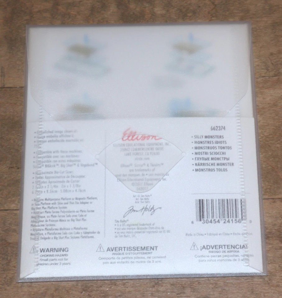 Sizzix Thinlits 模切 | * SILLY MONSTERS * Tim Holtz 套装 - 已停产 — 第 2/2 张图片