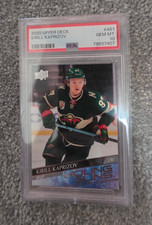 KIRILL KAPRIZOV 2020-21 UPPER DECK YOUNG GUNS ROOKIE CARD PSA 10. rookie card picture