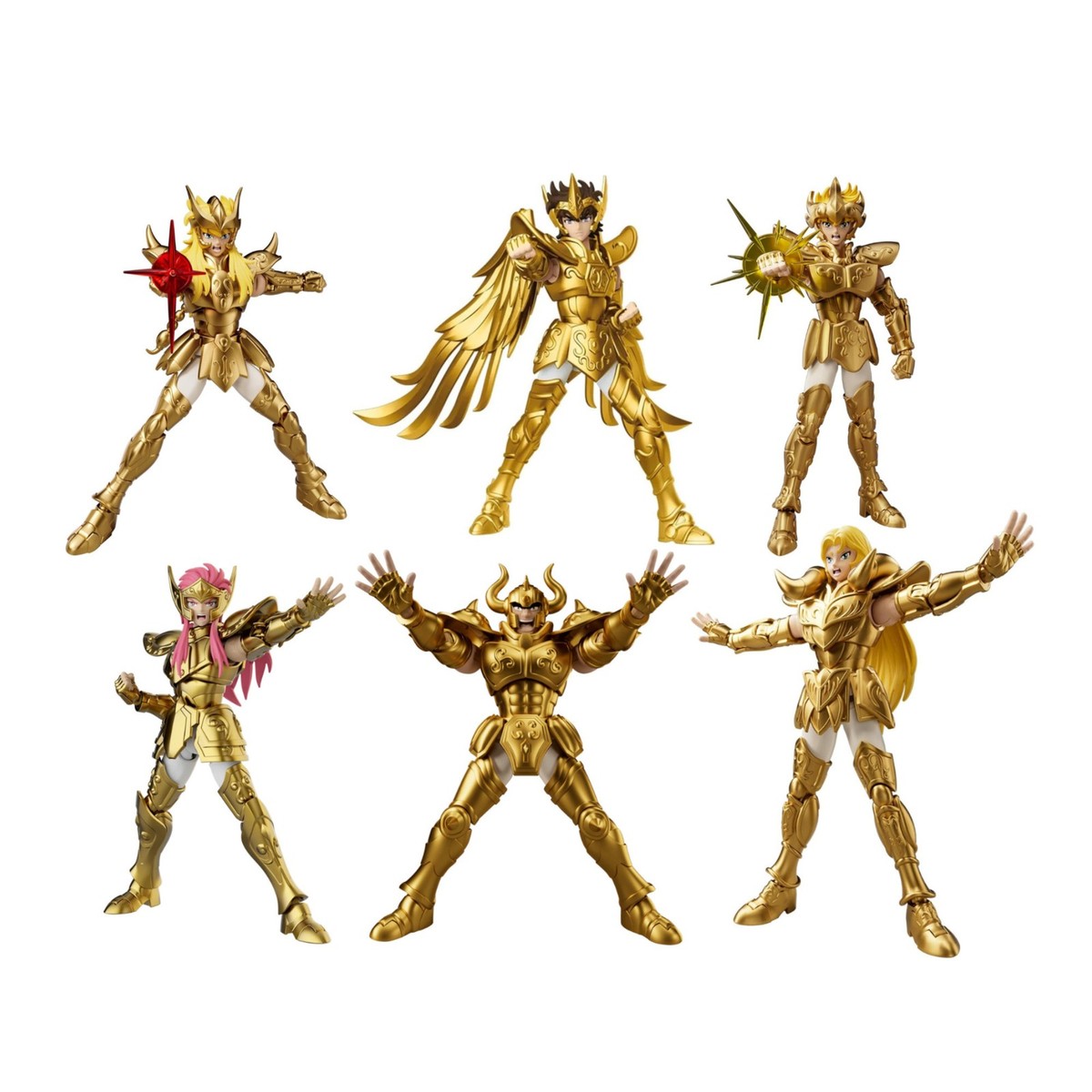 BLOKEES Saint Seiya: Aries, Leo, Scorpio, Sagittarius, Taurus