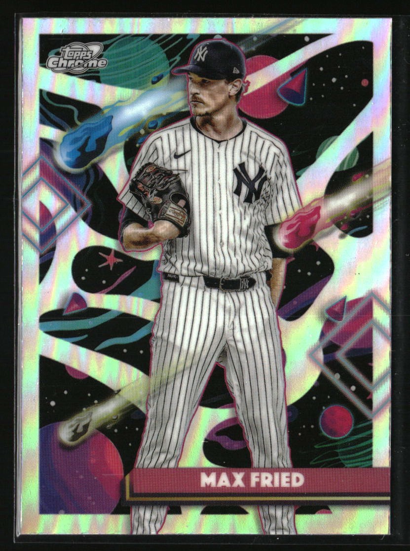 2025 Topps Chrome Cosmic Refractor Max Fried #42 New York Yankees
