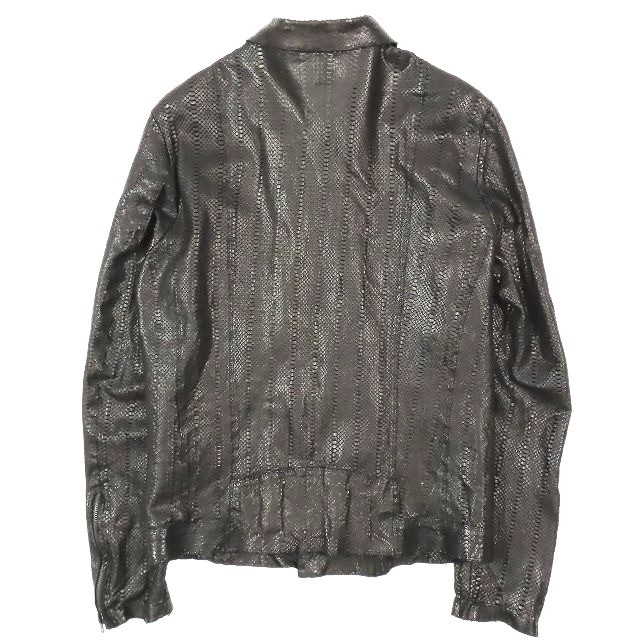 Salvatore Santoro Python Embossed Lamb Leather Ja… - image 5