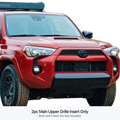 For Toyota 4Runner 20-24 APG 2-Pc Black 8x6 mm Horizontal Billet Main Grille