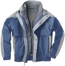 River's End Northern Comfort 3In1 Jacket Mens Blue Casual Athletic Outerwear 219