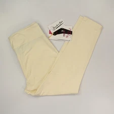 Women With Control Women's Pull On Tummy Control Narrow Leg Pants Sz Large Cream