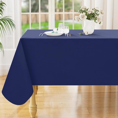 Square Table Cloth 70x70 Inch, Waterproof Wipeable Vinyl Tablecloths Protector,