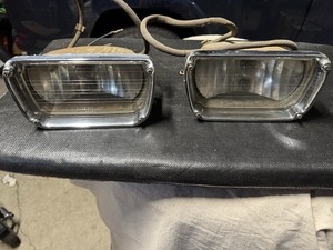 1956 Cadillac Fog light Pair Nice Original Complete Factory accessory option