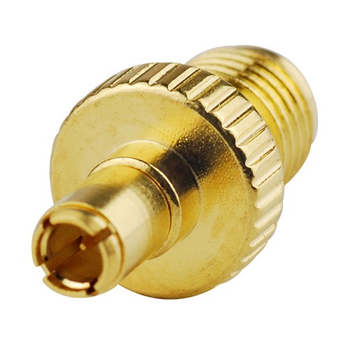 TS9 Male Plug to SMA female Straight RF connector Adapter Goldplated - Picture 2 of 2