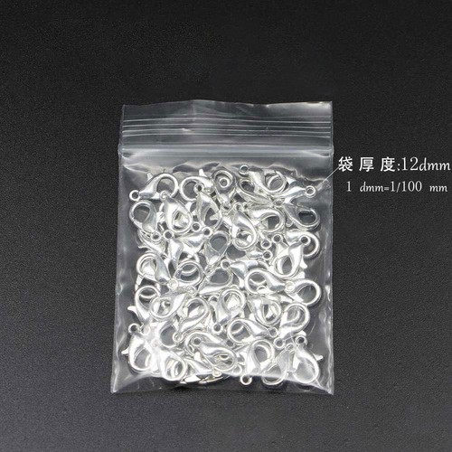 50Pcs 10~21mm Buckle End Connetors Lobster Clasp Hook Crafts DIY Jewelry Making - Picture 2 of 16