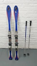 K2 FOUR R all moutain skis 136cm with marker M900 bindings~& 40" Leki ski poles