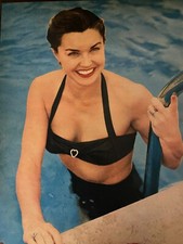 Esther Williams, Burt Lancaster, Double Full Page Vintage Pinup