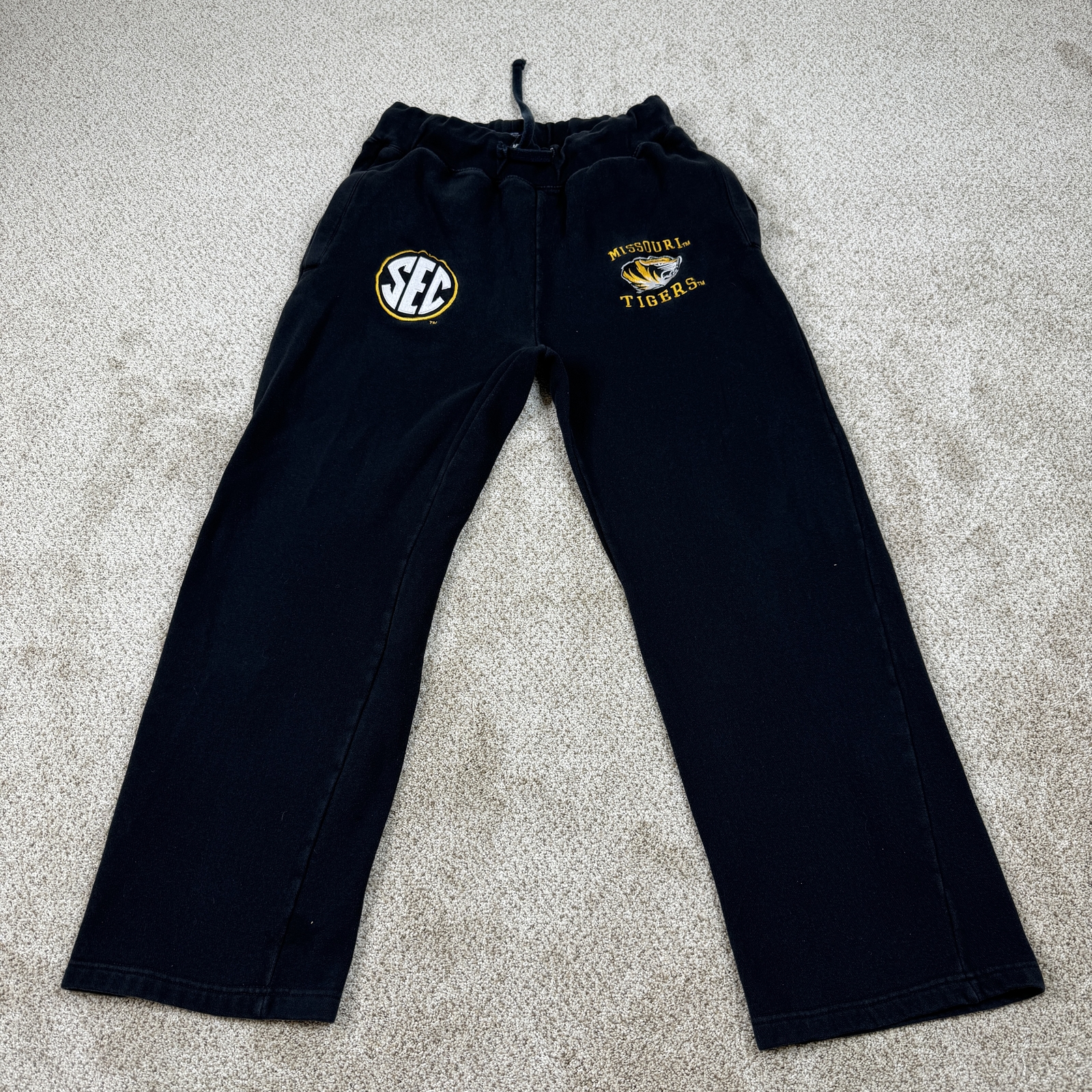 Missouri Tigers SEC Graphic Jogger Sweatpants for Men - Large Black - Blue 84 Brand