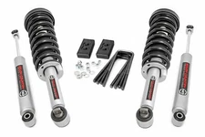 Rough Country 2in for Ford Leveling Lift Kit N3 Struts & N3 Shocks 14-20 F-150