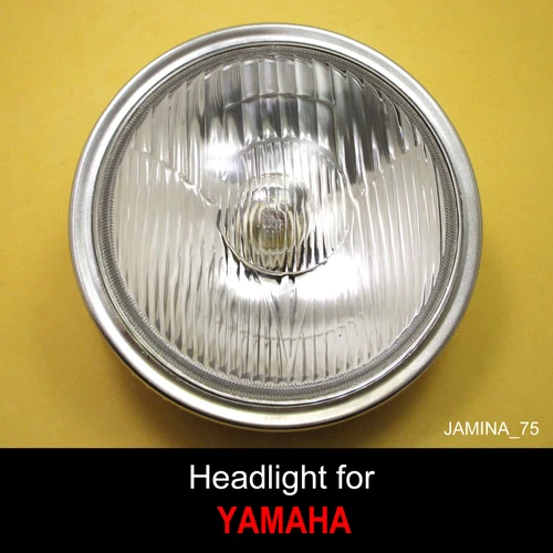 Yamaha XT125 XT200 XT250 XT550 GT80 XT GT Headlight Lamp + Bulb + Rim Trim Ring