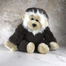 VINTAGE ANIMAL EXPRESS BROWN  WHITE APE HAND PUPPET STUFFED ANIMAL PLUSH 1978