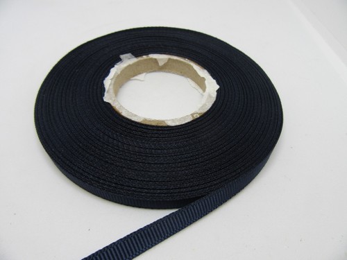 3mm 6mm 10mm 16mm 22mm 38mm 50mm MARINE DUNKELBLAU Ripsband Rippschleifen Schleife - Bild 4 von 10