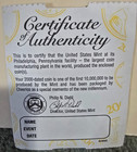 Cheerios 2000 Lincoln Penny Cent Coin Uncirculated COA Millennium Promotion — photo 2