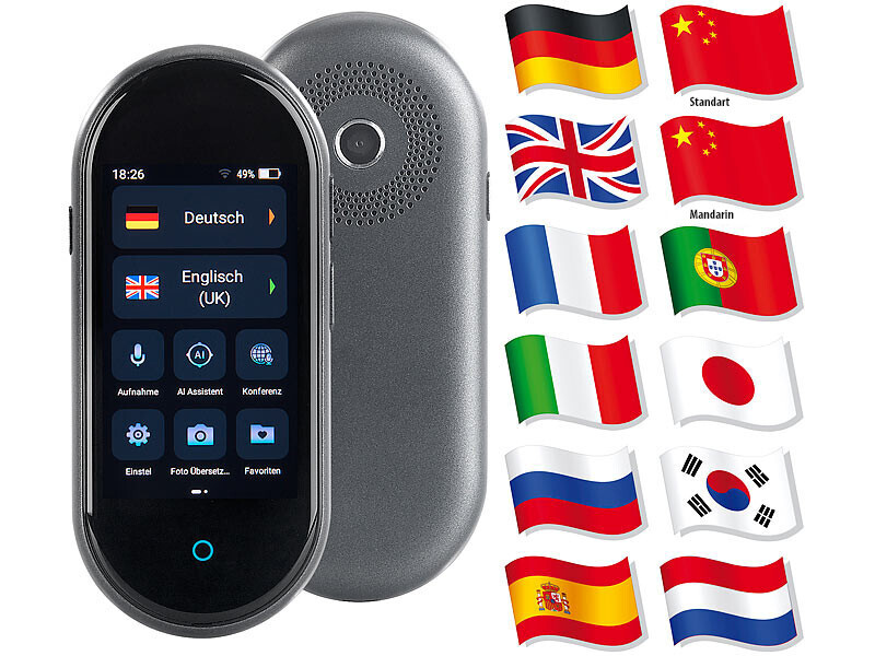 Traducteur automatique Simva TTL-105 avec WiFi et caméra intégrée