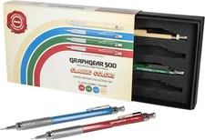 Pentel GraphGear 500 Limited Edition Mechanical Pencil, Classic Colors Box Set