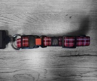 Hundehalsband,Tartan,Karlie, Gr.M,45-55Cm,Rot Karriert,Zugentlastung,Halsband,🐕