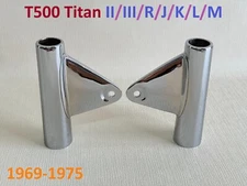 1969-1975 Suzuki T500 Fork Ears. T500 Titan III/R/J/K/L/M Headlight Mount Stay.