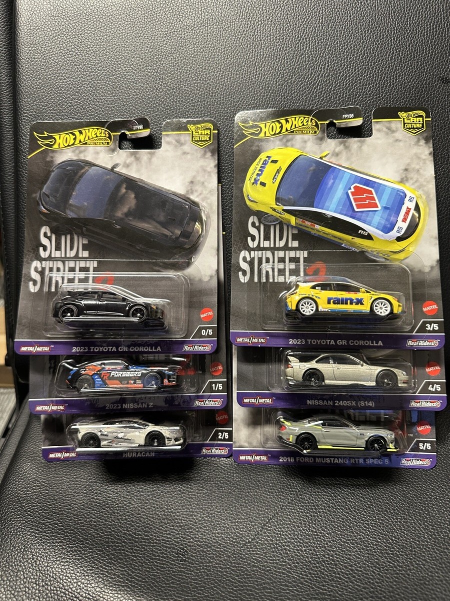 CHASE 6 Car Set * 2024 Hot Wheels Slide Street 2. Full Set 0-5 | eBay