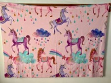 Baby Dream backdrop 80x60 inches Pink Unicorn matte fleece