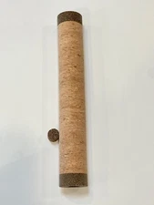 Premium Cork Handle, Natural Burl Premium Rubberized With Plug 8" x 1.20" x 1/2”