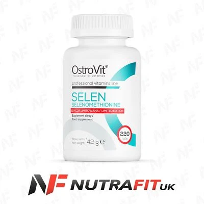 OSTROVIT SELEN selenium mineral hair nails immune system support 220 tabs