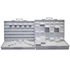 AideTek SMT Empty Box Enclosure Compartments each w/lid SMD BOXALL144+BOXALL48